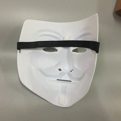 1Pcs/set  Halloween Party Mask V for Vendetta Mask Bape Full Face Mask Anonymous Guy Fawkes Fancy Dress Adult Costume 1pc