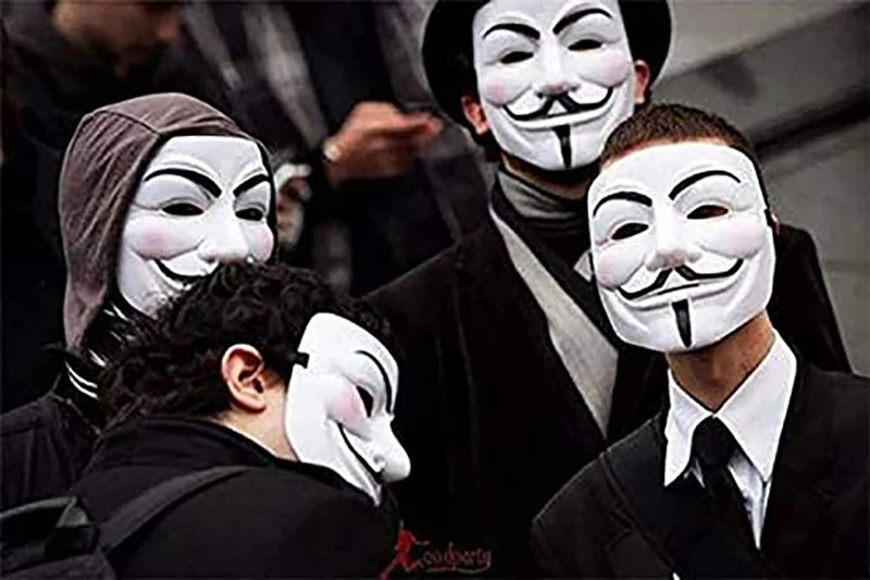 Anonymous Cosplay Masks For Halloween Masks Movie Cosplay V For Vendetta Mask Party Mask Props Film Theme Mask Gifts For Kids