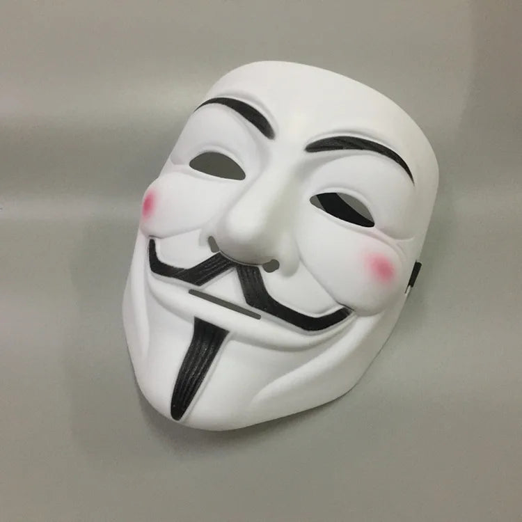 1Pcs/set  Halloween Party Mask V for Vendetta Mask Bape Full Face Mask Anonymous Guy Fawkes Fancy Dress Adult Costume 1pc