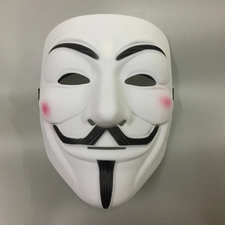 1Pcs/set  Halloween Party Mask V for Vendetta Mask Bape Full Face Mask Anonymous Guy Fawkes Fancy Dress Adult Costume 1pc