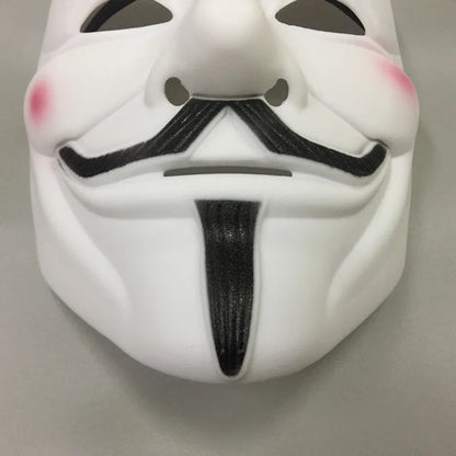 1Pcs/set  Halloween Party Mask V for Vendetta Mask Bape Full Face Mask Anonymous Guy Fawkes Fancy Dress Adult Costume 1pc