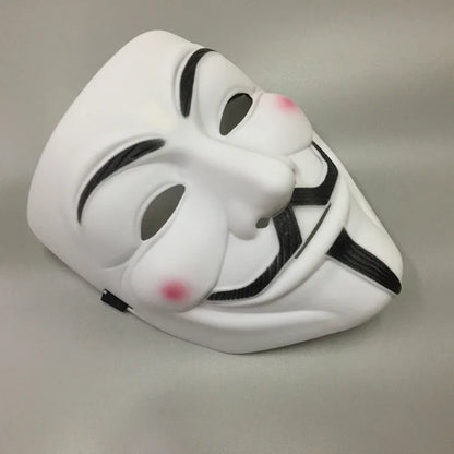 1Pcs/set  Halloween Party Mask V for Vendetta Mask Bape Full Face Mask Anonymous Guy Fawkes Fancy Dress Adult Costume 1pc