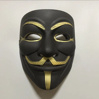 1Pcs/set  Halloween Party Mask V for Vendetta Mask Bape Full Face Mask Anonymous Guy Fawkes Fancy Dress Adult Costume 1pc