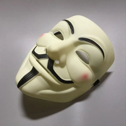 1Pcs/set  Halloween Party Mask V for Vendetta Mask Bape Full Face Mask Anonymous Guy Fawkes Fancy Dress Adult Costume 1pc