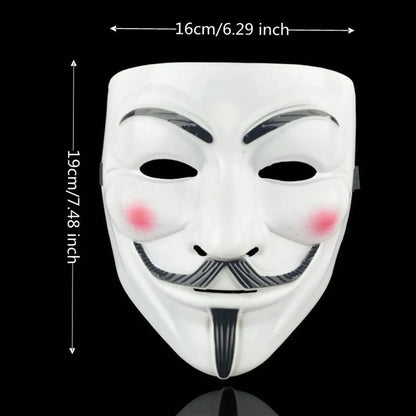 Halloween Cosplay Masks V for Vendetta Movie Anonymous Mask for Adult Kids Film Theme Mask Party Gift Cosplay Costume Accessory