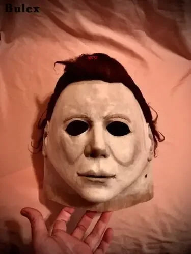 Halloween 1978 Michael Myers Mask Horror Cosplay Costume Latex Masks Halloween Props for Adult White High Quality