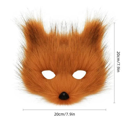 Halloween Ball Masks Animal Wolf Fox Make-up Masks For Men and Women Animation Exhibition Cosplay Festival Performance Props