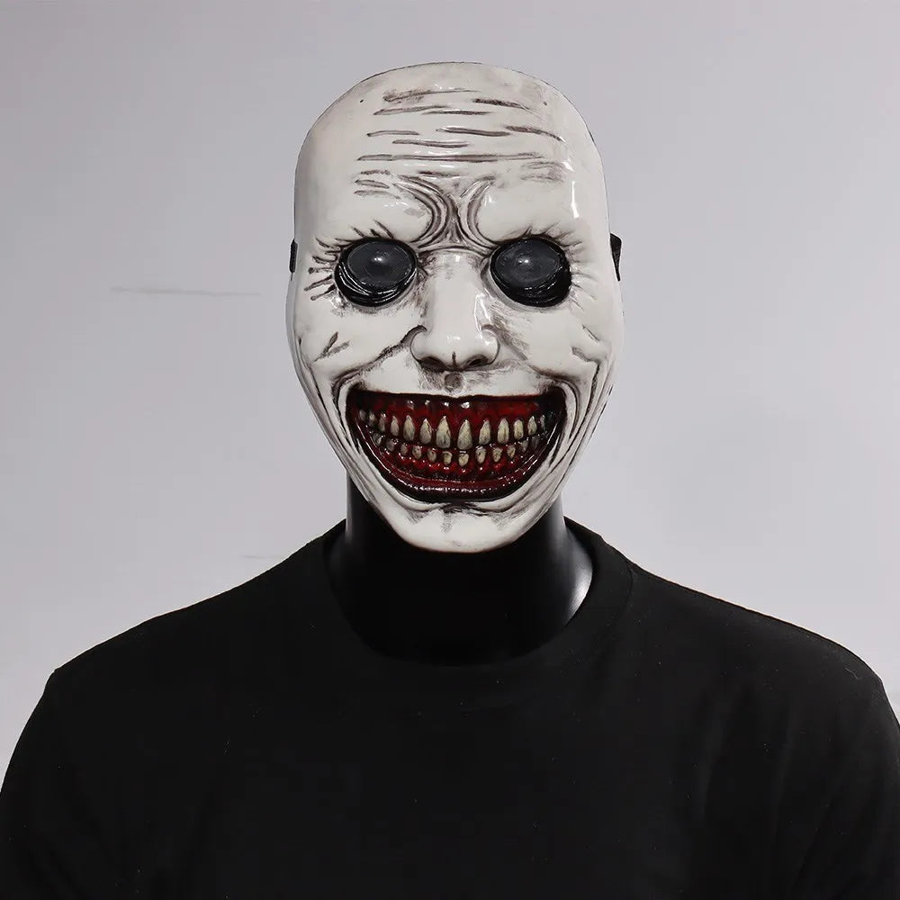 Horror The Exorcist Smiling Face Demon Mask Cosplay Evil Creepy Ghost Skull Plastic Masks Halloween Carnival Party Costume Props