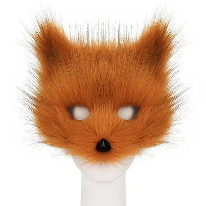 Halloween Ball Masks Animal Wolf Fox Make-up Masks For Men and Women Animation Exhibition Cosplay Festival Performance Props