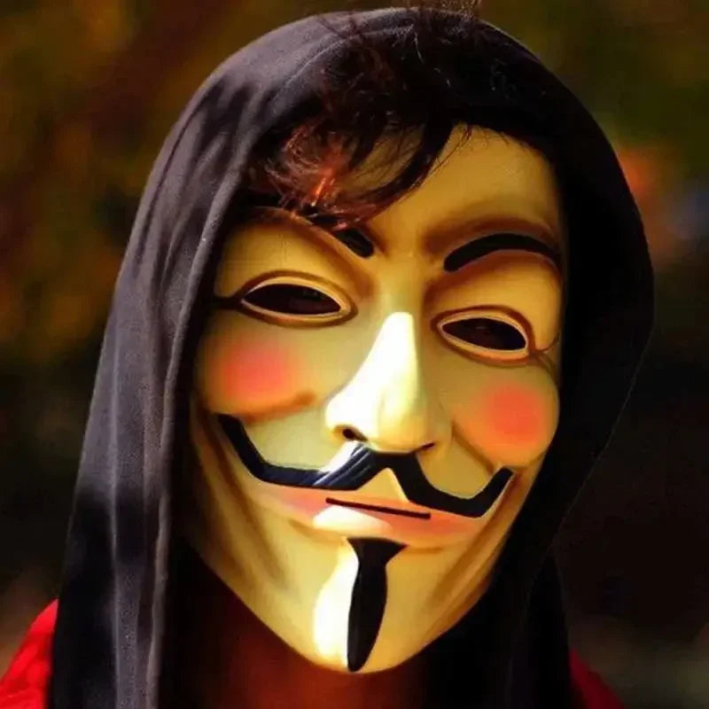 Halloween Cosplay Masks V for Vendetta Movie Anonymous Mask for Adult Kids Film Theme Mask Party Gift Cosplay Costume Accessory