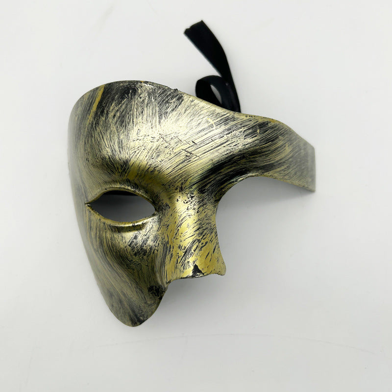 Masquerade Cosplay Masks Fashion Creative Phantom Half Face Mask Carnival Costume Props Halloween Party Anonymous Face