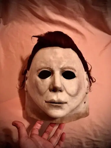 Halloween 1978 Michael Myers Mask Horror Cosplay Costume Latex Masks Halloween Props for Adult White High Quality