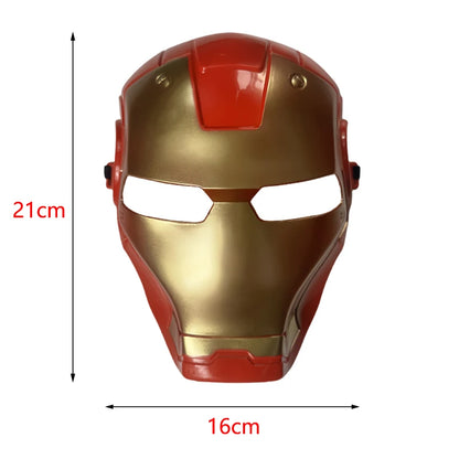 BEAST KINGDOM Iron Man Mask Hulk Spider Man Cosplay Props Theme Hero Funny Mask Halloween Carnival Party Birthday Cos Children