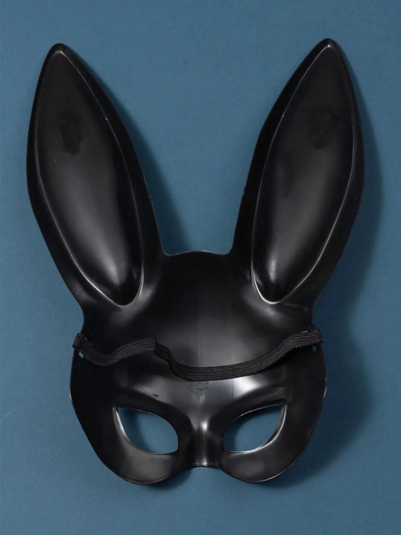 Black White Rabbit Mask Long Ears