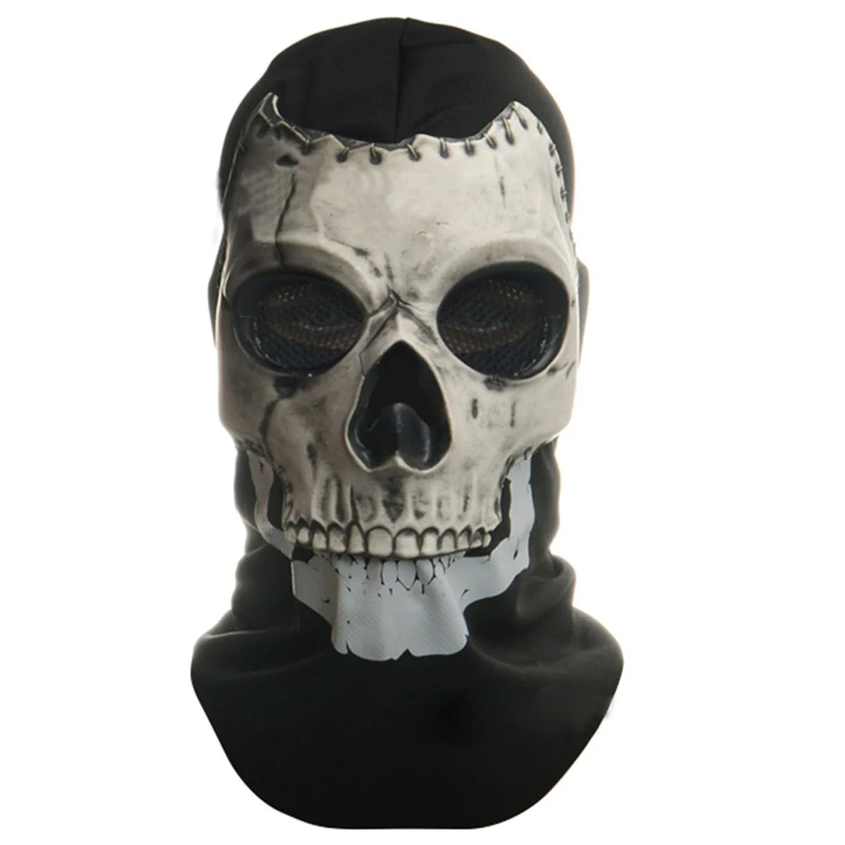 Horror Call of Duty Ghost Tactical Skull Mask Halloween Perform Party Masquerade Prop Helmet Cosplay Latex Headgear