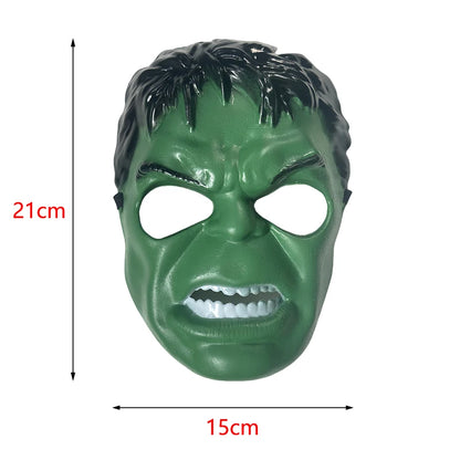 BEAST KINGDOM Iron Man Mask Hulk Spider Man Cosplay Props Theme Hero Funny Mask Halloween Carnival Party Birthday Cos Children