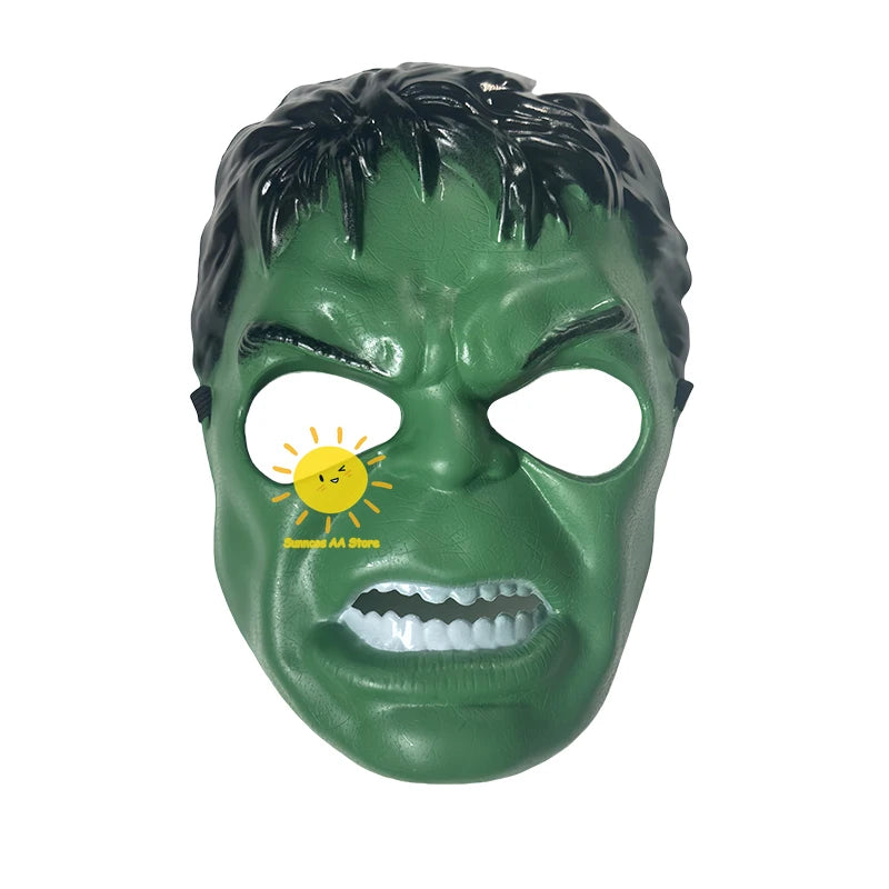 BEAST KINGDOM Iron Man Mask Hulk Spider Man Cosplay Props Theme Hero Funny Mask Halloween Carnival Party Birthday Cos Children