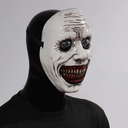 The Exorcist Smiling Face Demon Mask Cosplay Evil Creepy Ghost Skull Plastic Masks Halloween Carnival Purim Party Costume Props