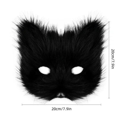 Halloween Ball Masks Animal Wolf Fox Make-up Masks For Men and Women Animation Exhibition Cosplay Festival Performance Props