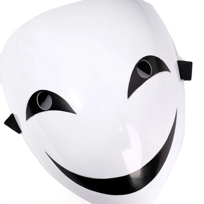 Cosplay Kagetane Hiruko Burakku Buretto Full Face Anime Black Bullet Smile Mask Facepiece Headgear Masks Halloween Gift Props