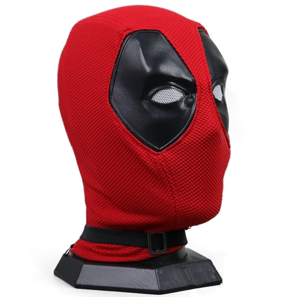 Marvel  Deadpool Wade Winston Wilson Cosplay Nylon Mask Headgear Knitted Cotton Mesh Helmet Halloween Party Carnival Props