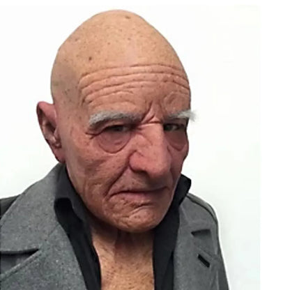 Movie Breaking Bad Halloween Scary Bald Old Man Mask Costume Party Fun Latex Cosplay Headgear Party Performance Props