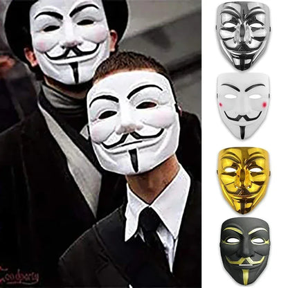 Halloween Cosplay Masks V for Vendetta Movie Anonymous Mask for Adult Kids Film Theme Mask Party Gift Cosplay Costume Accessory